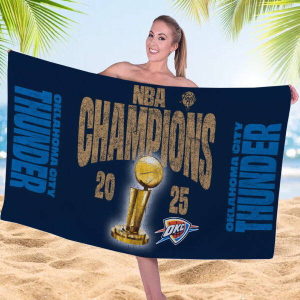 Oklahoma City Thunder Rectangle Beach Towel - MAITM 11745