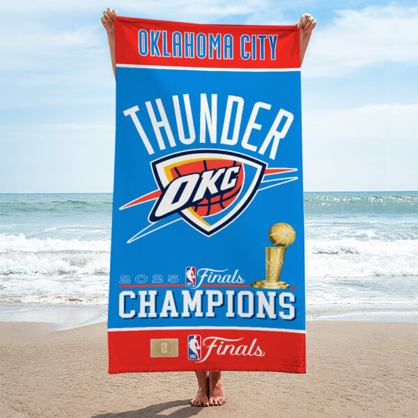 Oklahoma City Thunder Rectangle Beach Towel - MAITM 11746