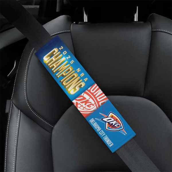 Oklahoma City Thunder Seat Belt Cover 2PCS - MAITM 11763