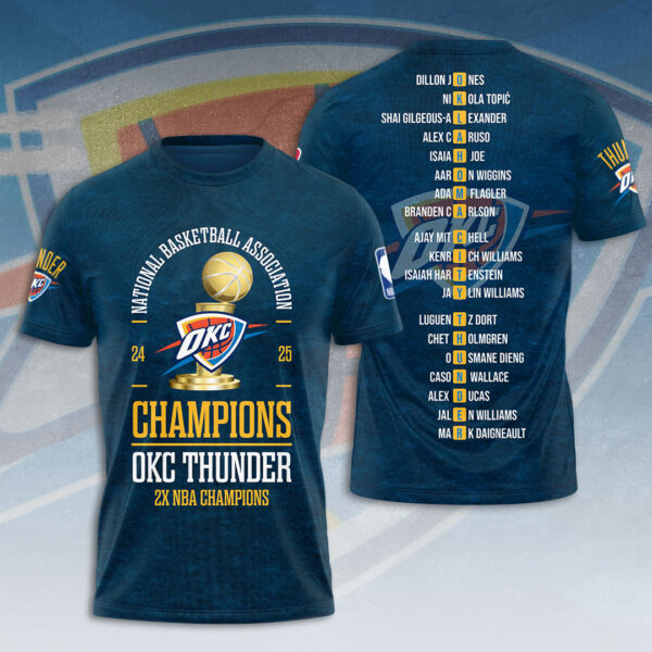 Oklahoma City Thunder 3D Apparel - HOATT 11364