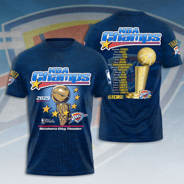 Oklahoma City Thunder 3D Apparel - HOATT 11376