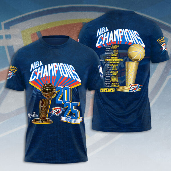 Oklahoma City Thunder 3D Apparel - HOATT 11404