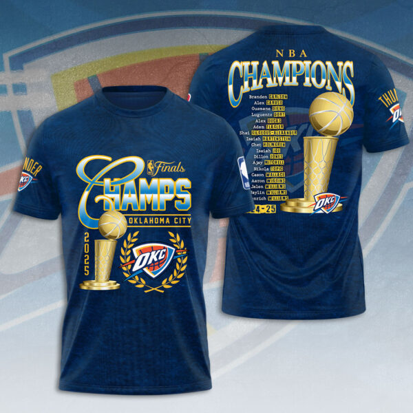Oklahoma City Thunder 3D Apparel - HOATT 11436