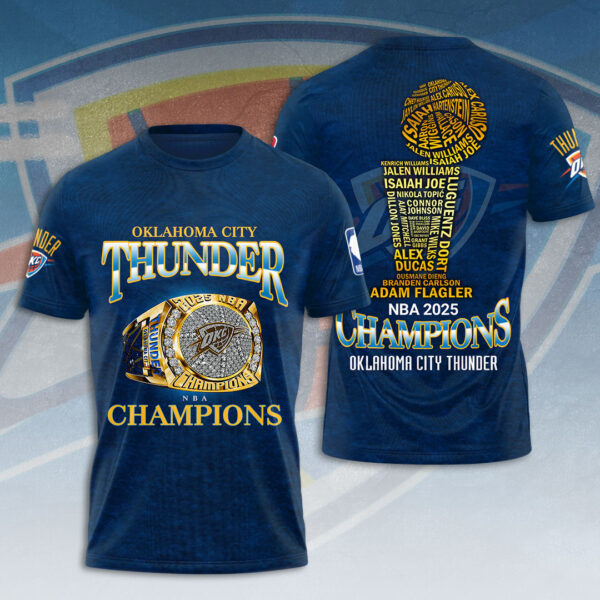Oklahoma City Thunder 3D Apparel - HOATT 11469