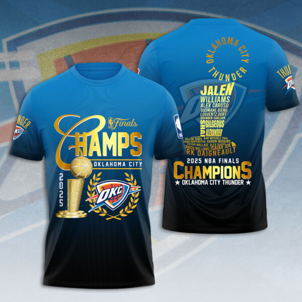 Oklahoma City Thunder 3D Apparel - HOATT 11470