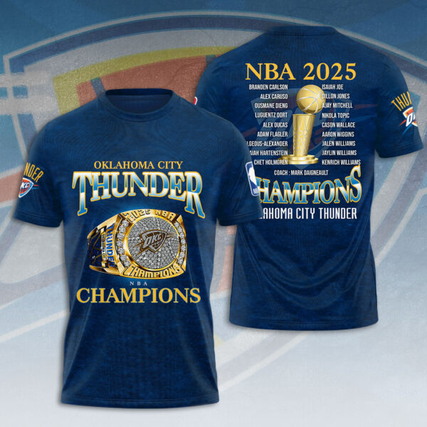Oklahoma City Thunder 3D Apparel - HOATT 11435