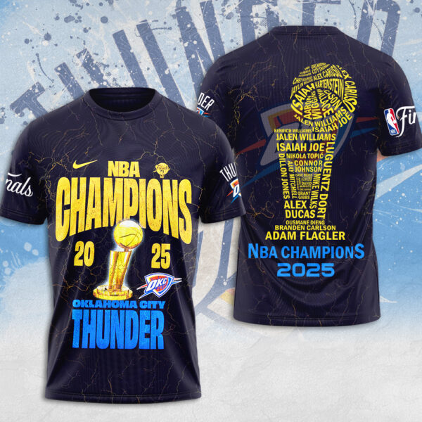 Oklahoma City Thunder 3D Apparel - MAITM 11849