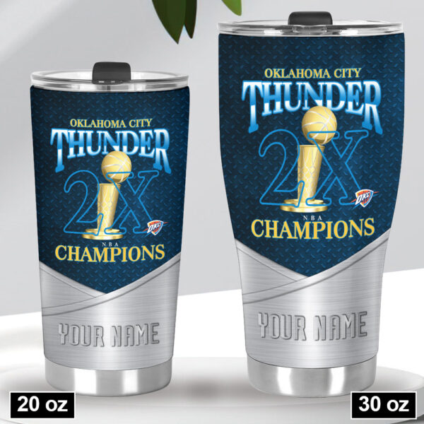 Personalized Oklahoma City Thunder Tumbler Cup - HOATT 11363