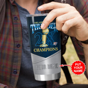Personalized Oklahoma City Thunder Tumbler Cup - HOATT 11363