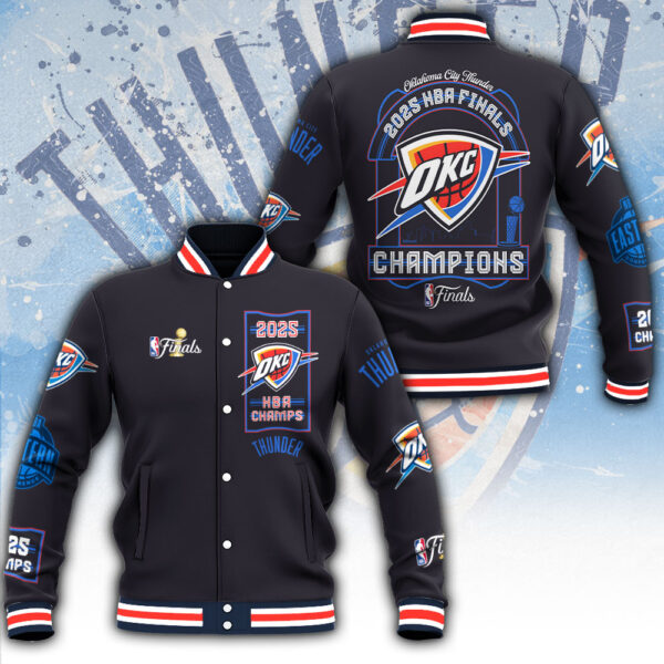 Oklahoma City Thunder Varsity Jacket - MAITM 11789