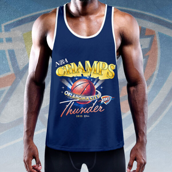 Oklahoma City Thunder Y-Back Muscle Tank Top - HOATT 11471
