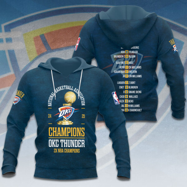 Oklahoma City Thunder 3D Apparel - HOATT 11364