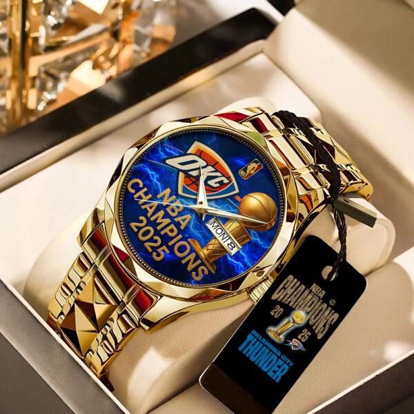 Oklahoma City Thunder Alloy Luxury Quartz Watch - TANTN 13907