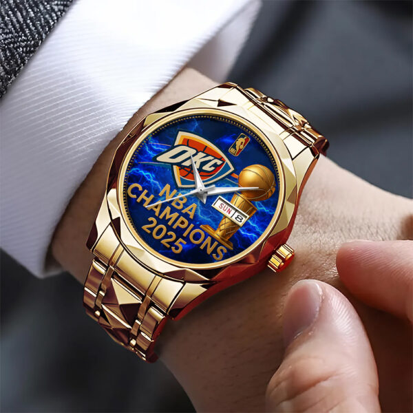 Oklahoma City Thunder Alloy Luxury Quartz Watch - TANTN 13907