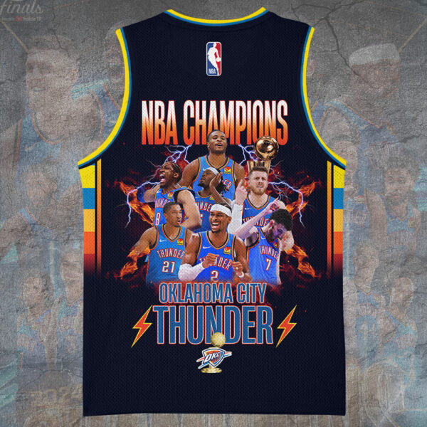 Oklahoma City Thunder Basketball Jersey - TANTN 13964