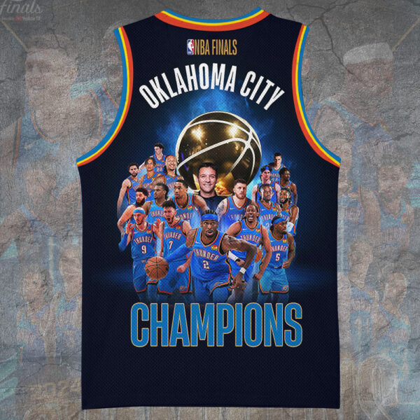 Oklahoma City Thunder Basketball Jersey - TANTN 13969
