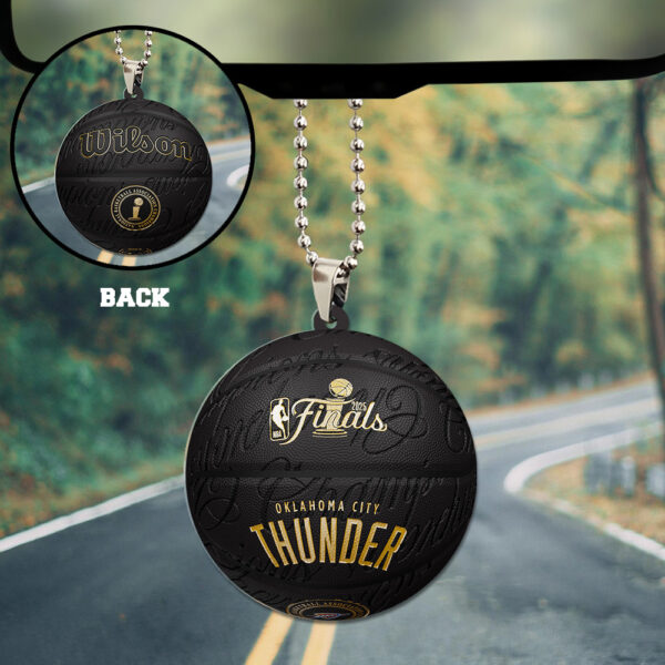 Oklahoma City Thunder Custom shape 2-sided Acrylic Car Ornament - TANTN 13844