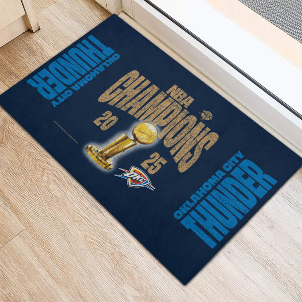 Oklahoma City Thunder Foldable Doormat - TANTN 13831