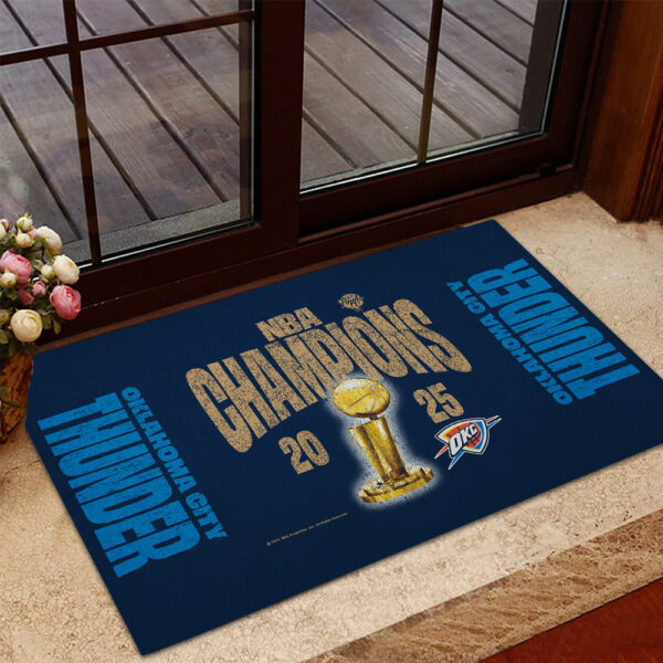 Oklahoma City Thunder Foldable Doormat - TANTN 13831