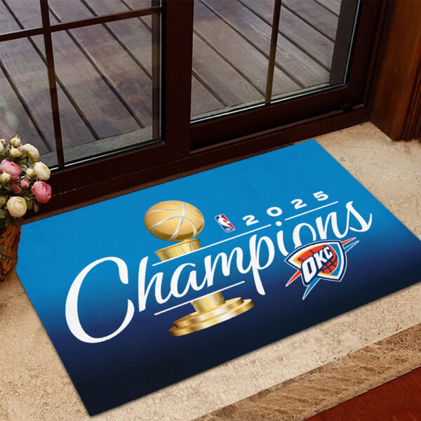 Oklahoma City Thunder Foldable Doormat - TANTN 13848