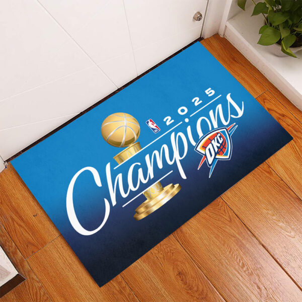 Oklahoma City Thunder Foldable Doormat - TANTN 13848