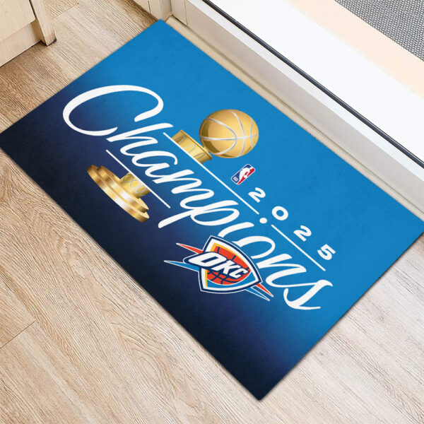 Oklahoma City Thunder Foldable Doormat - TANTN 13848