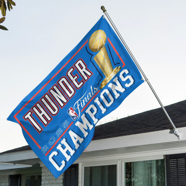 Oklahoma City Thunder 3D House Flag - HOATT 11398