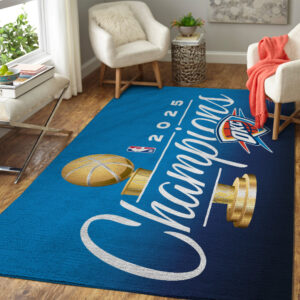 Oklahoma City Thunder Rectangular Rug - TANTN 13849