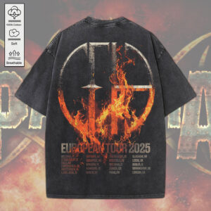Pantera 2D Acid Washed Cotton Shirt - MEDIA 037