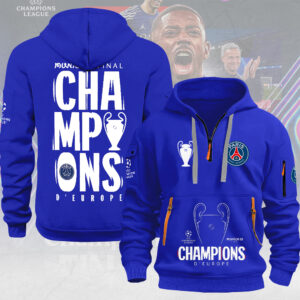Paris Saint-Germain 2D Quarter Zip Hoodie - MAITM 11368