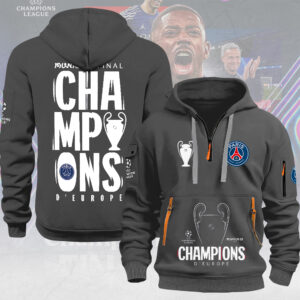 Paris Saint-Germain 2D Quarter Zip Hoodie - MAITM 11368