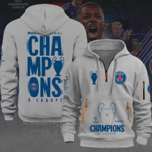 Paris Saint-Germain 2D Quarter Zip Hoodie - MAITM 11368