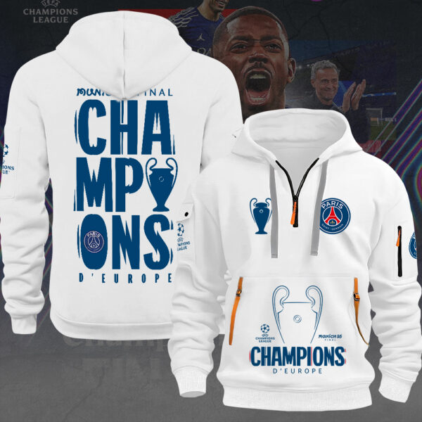 Paris Saint-Germain 2D Quarter Zip Hoodie - MAITM 11368
