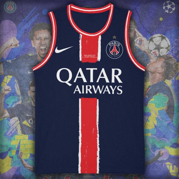 Paris Saint-Germain Basketball Jersey - TANTN 13812