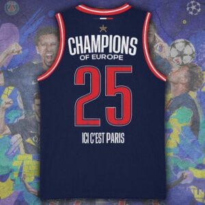 Paris Saint-Germain Basketball Jersey - TANTN 13812