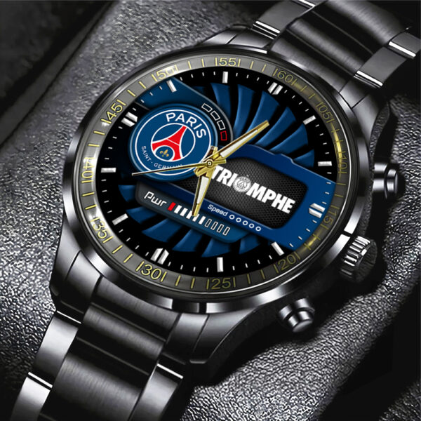 Paris Saint-Germain Black Stainless Steel Watch - TANTN 13283