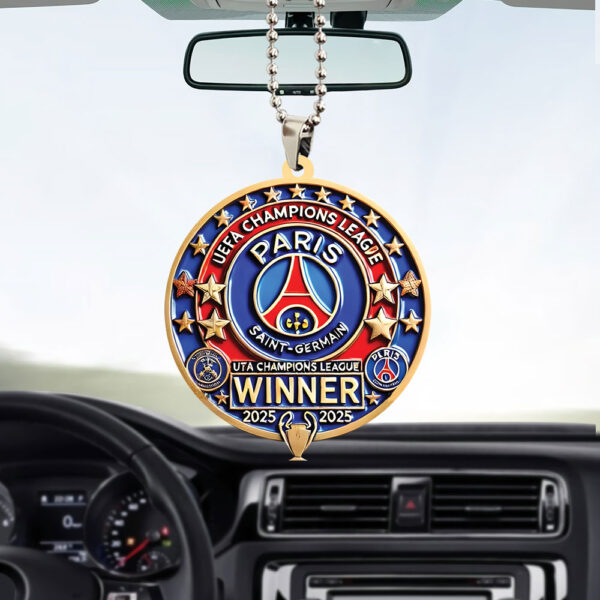 Paris Saint-Germain Custom Shape 2-sided Acrylic Car Ornament - TANTN 13403
