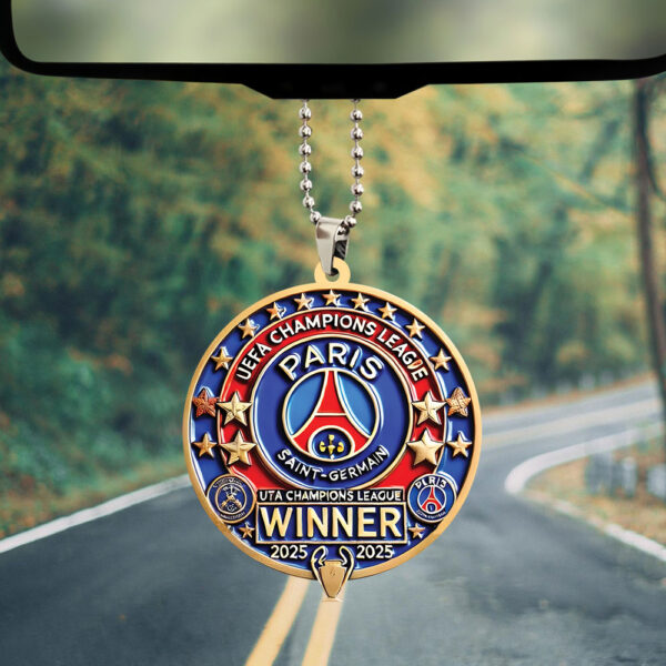 Paris Saint-Germain Custom Shape 2-sided Acrylic Car Ornament - TANTN 13403
