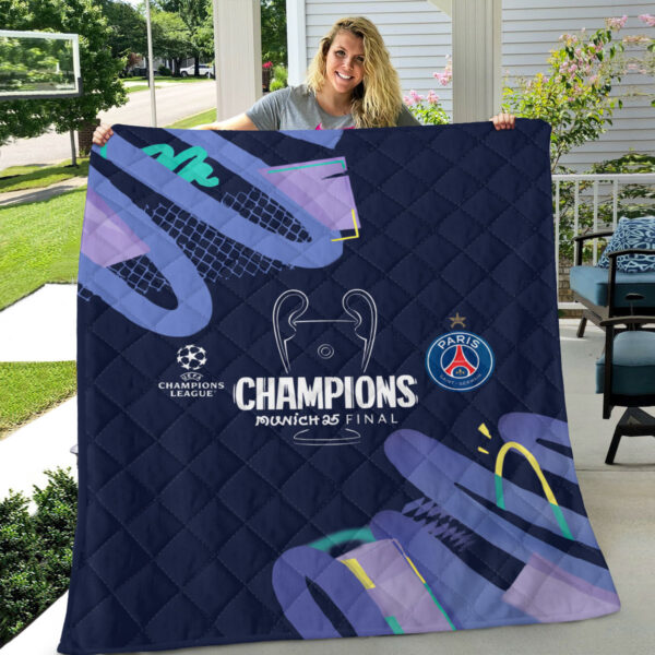 Paris Saint-Germain Quilt Blanket - TANTN 13253