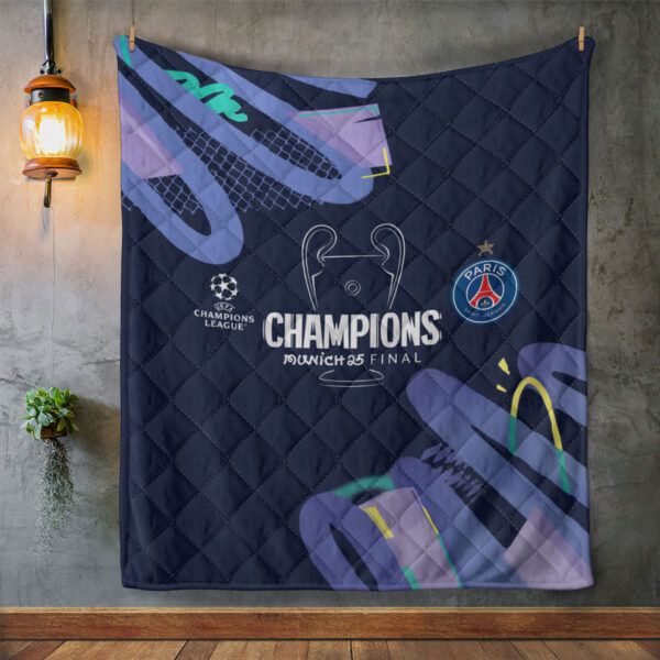 Paris Saint-Germain Quilt Blanket - TANTN 13253