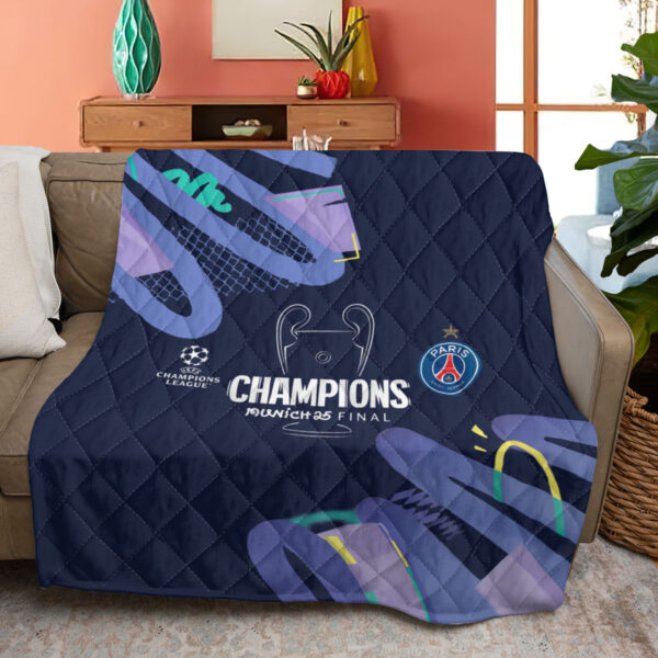 Paris Saint-Germain Quilt Blanket - TANTN 13253