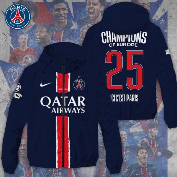 Paris Saint-Germain 3D Windbreaker Jacket - TANTN 13319