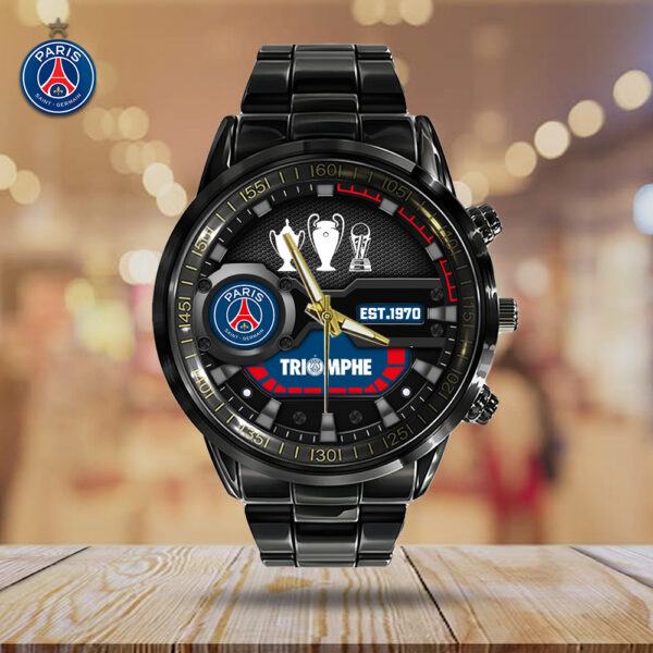 Paris Saint-Germain Black Stainless Steel Watch - TANTN 13282