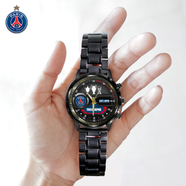 Paris Saint-Germain Black Stainless Steel Watch - TANTN 13282
