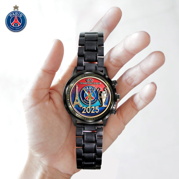 Paris Saint-Germain Black Stainless Steel Watch - TANTN 13312