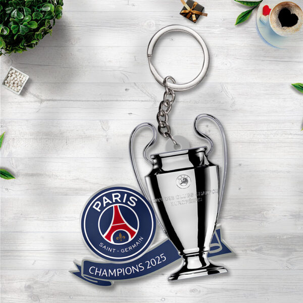 Paris Saint-Germain Custom Shape 1-sided Keychain - MAITM 11551