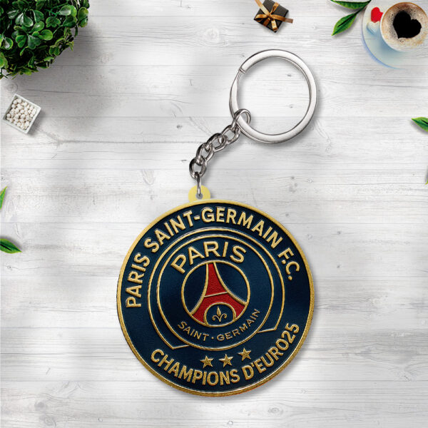 Paris Saint-Germain Custom Shape 2-sided Keychain - TANTN 13404