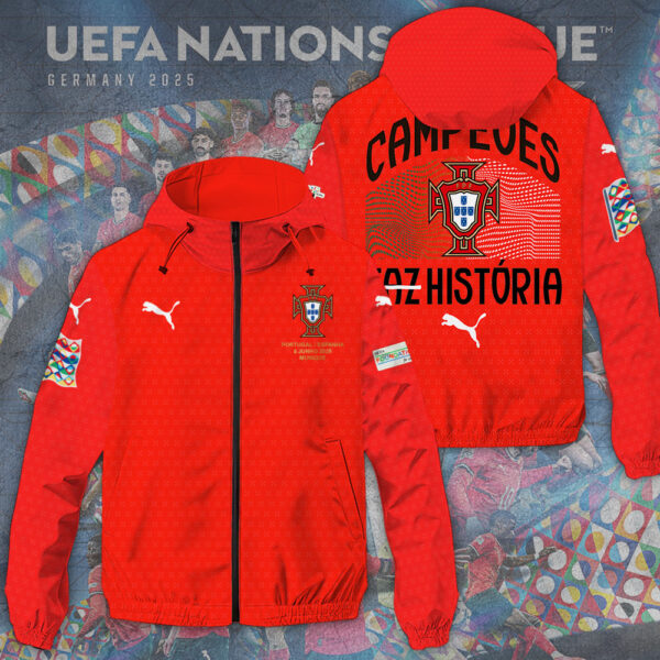 Portugal National Football Team 3D Windbreaker Jacket - TANTN 13703