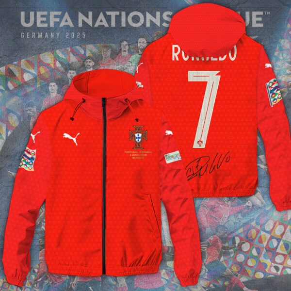 Portugal National Football Team 3D Windbreaker Jacket - TANTN 13704