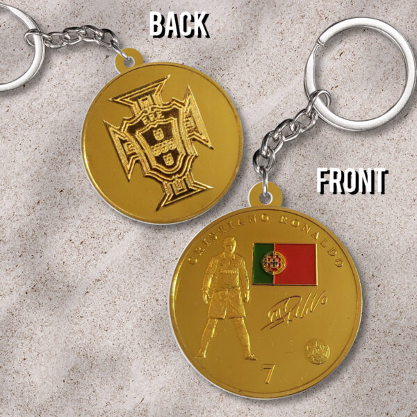 Portugal National Football Team x CR7 Custom Shape 2-sided Keychain - GNE NEW463